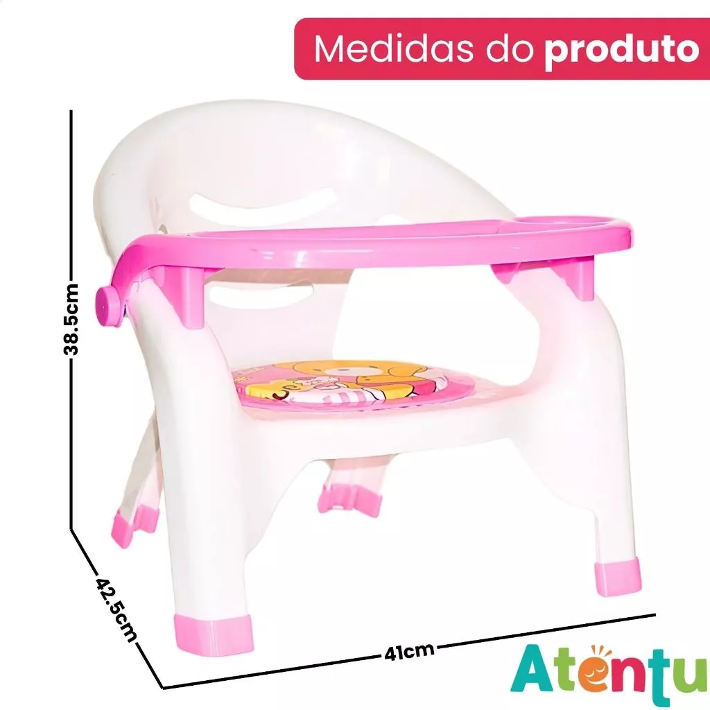 Cadeira de Alimentação Infantil Menino Menina Refeição Bebê