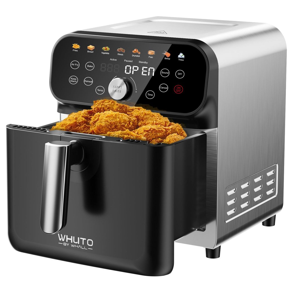 fritadeira elétrica wap air fryer oven digital 12l