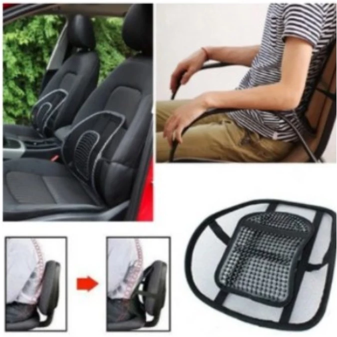Suporte Apoio Lombar Encosto Ergonômico Cadeira Banco Carro BEST BAZAR