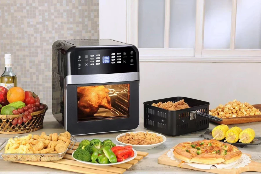 air fryer vermelha