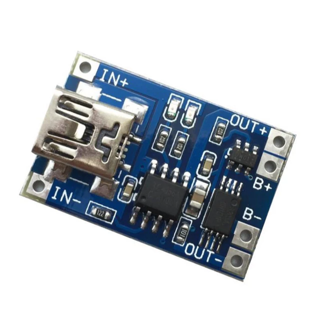 Tp4056 - Carregador De Bateria 18650 Mini Usb com Proteçao ou sem Proteção