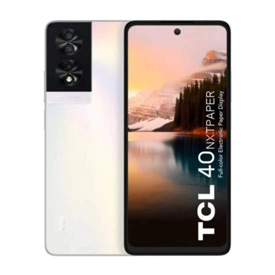 Celular Tcl 40 Nxtpaper 256Gb e 16Gb Nfc Smartphone T612b Azul ou Branco Camera 50 Mpx 4 Cameras