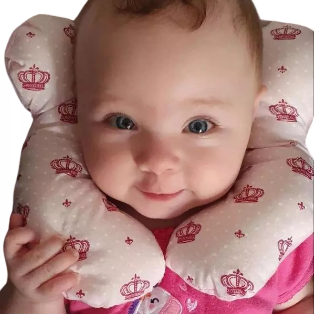 Almofada Para Pescoço Com Apoio Cabeça Bebe Cadeirinha