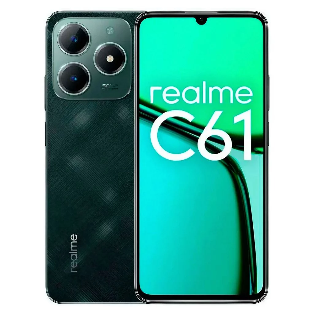Celular Realme C61 4G | Câmera 50MP , Processador Unisoc Tiger T612 (12 nm), Bateria 5000mah, Versão Global