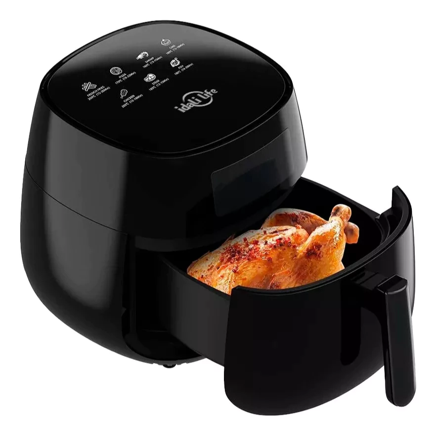Fritadeira Elétrica sem Óleo Digital Touch e Visor 4L 1400W IDALI LIFE