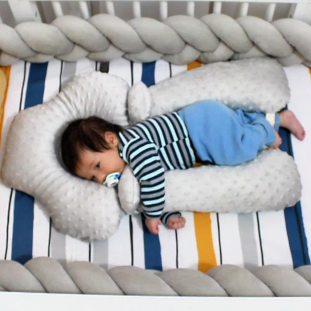 Travesseiro Para Bebê Anatômico Almofada Ninho De Segurança Dormir Calmante 2 em 1 Dupla Face