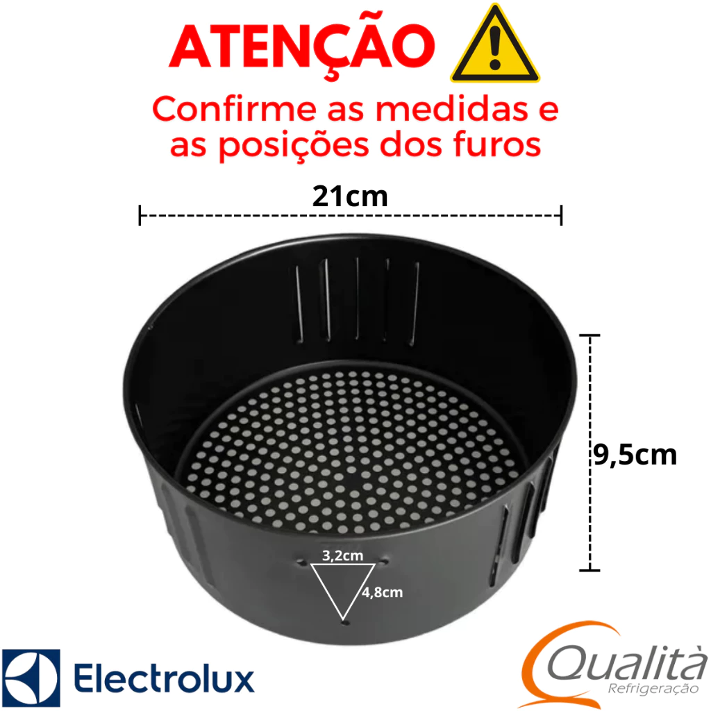 Airfryer Basket Eaf10 Eaf11 Eaf20 Electrolux Rita Lobo Original