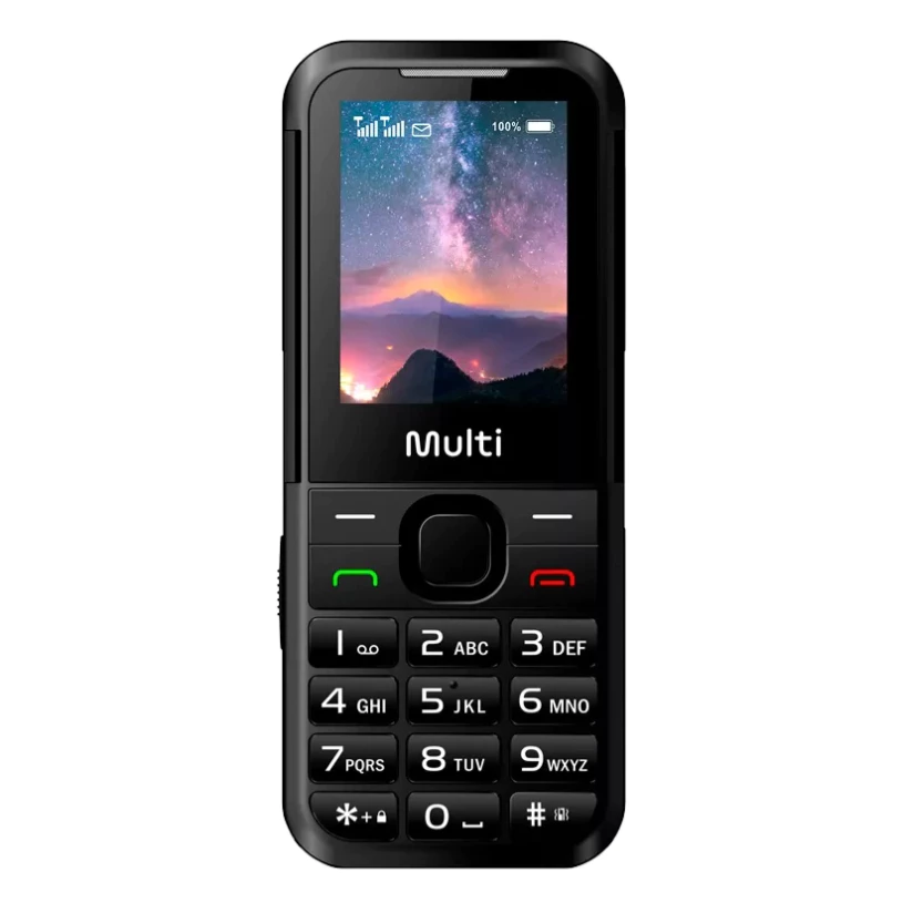 Celular Multi Vita 4G C/ Base Carregadora Dual Chip, Botão SOS, Câmera Preto - Multilaser