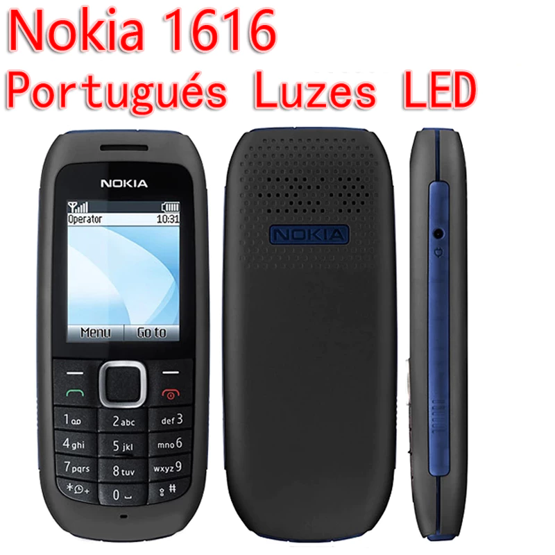Celular Básico Nokia 1616 Gsm Desbloqueado Original