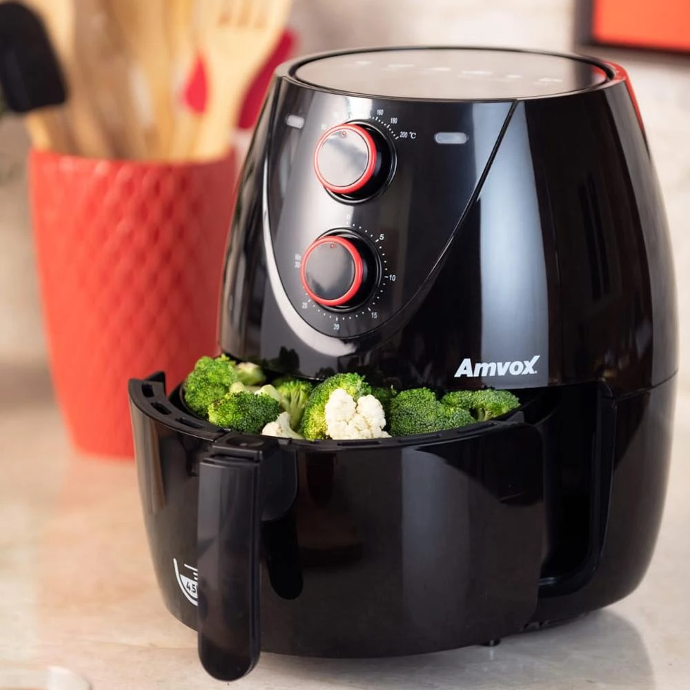 Fritadeira 4.5 Litros Amvox Air Fryer ARF1205 Preta 127V