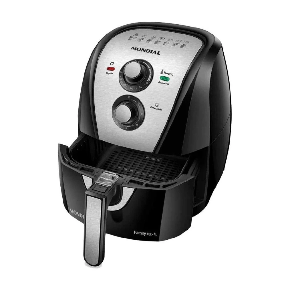 Fritadeira Elétrica Sem Óleo Mondial Air Fryer AFN-40-BI