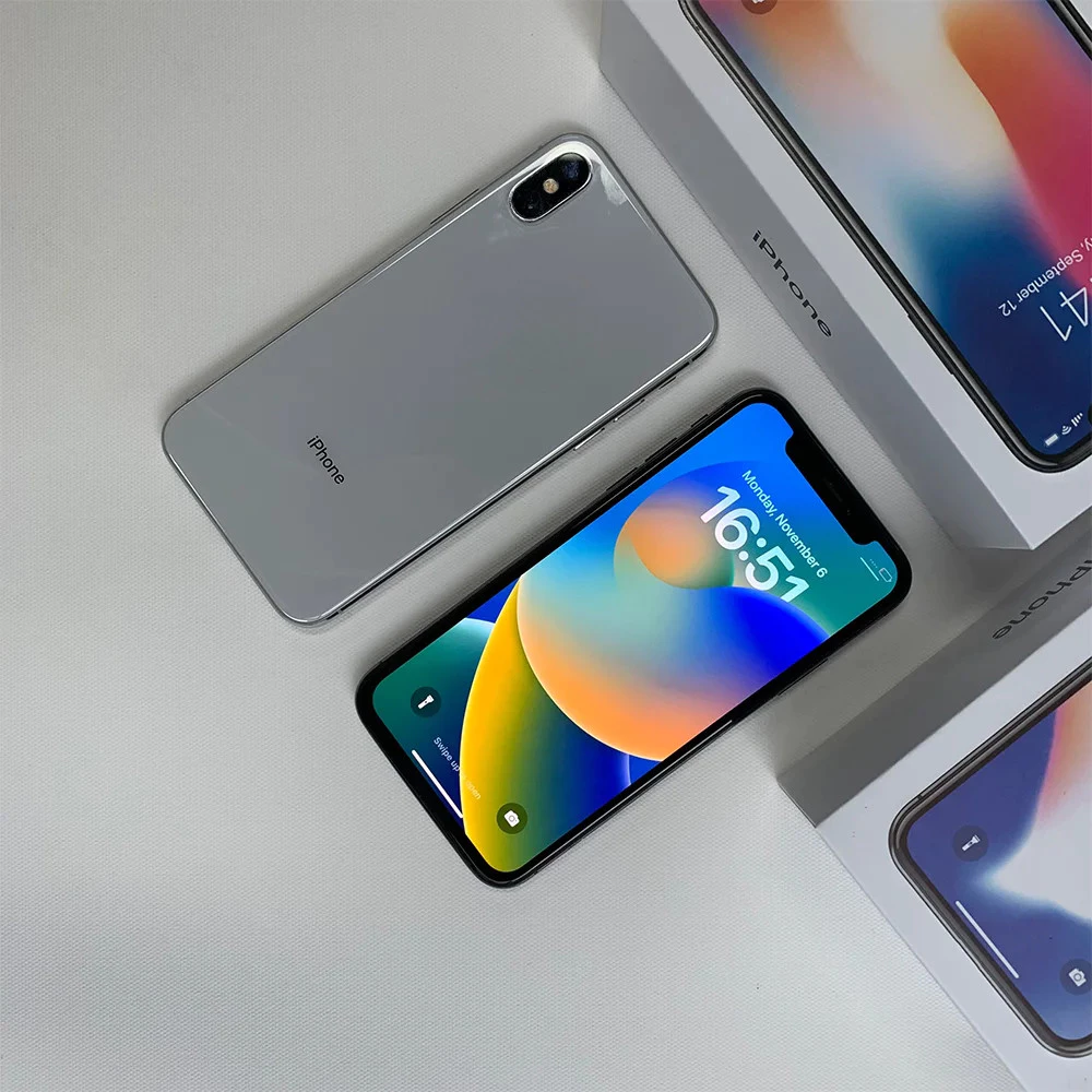 Apple iPhone x 256 Gb Face ID E Bateria True Tone Funcionando 100 % A11 Núcleo De Chip Biônico IOS Celular