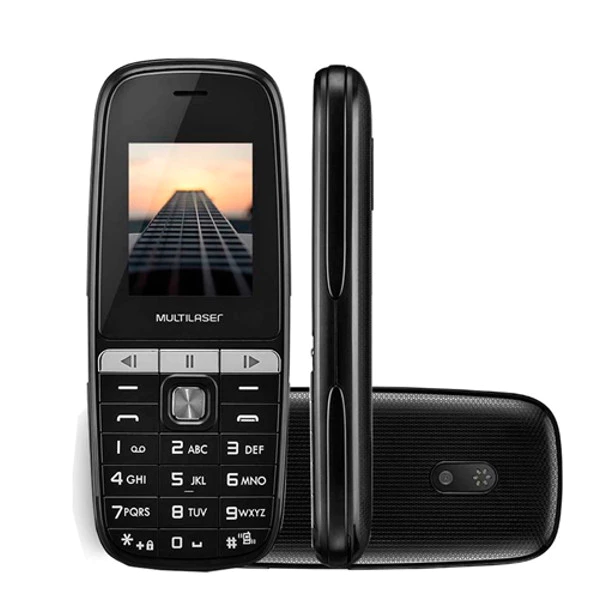 CELULAR P9076 MULTILASER UP PLAY DUAL MP3 CAMERA PRETO
